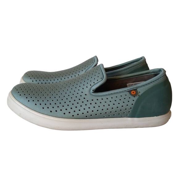 Bogs Womens 8 Kicker Slip On Shoes Breathable Perforated Comfort Jade Green - Picture 1 of 11